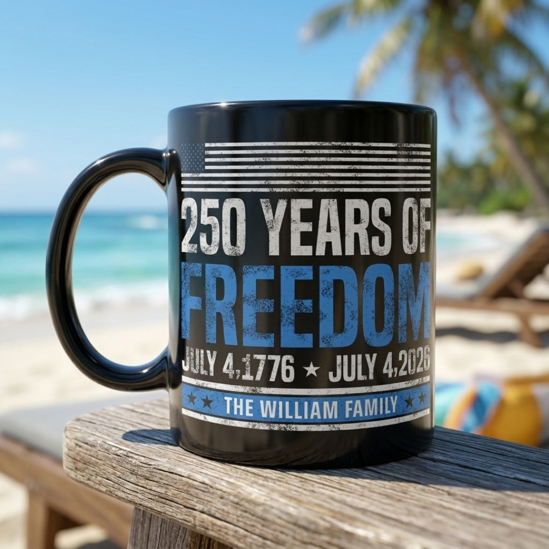 Personalized Mug - 250 Years Of Freedom 1776-2026