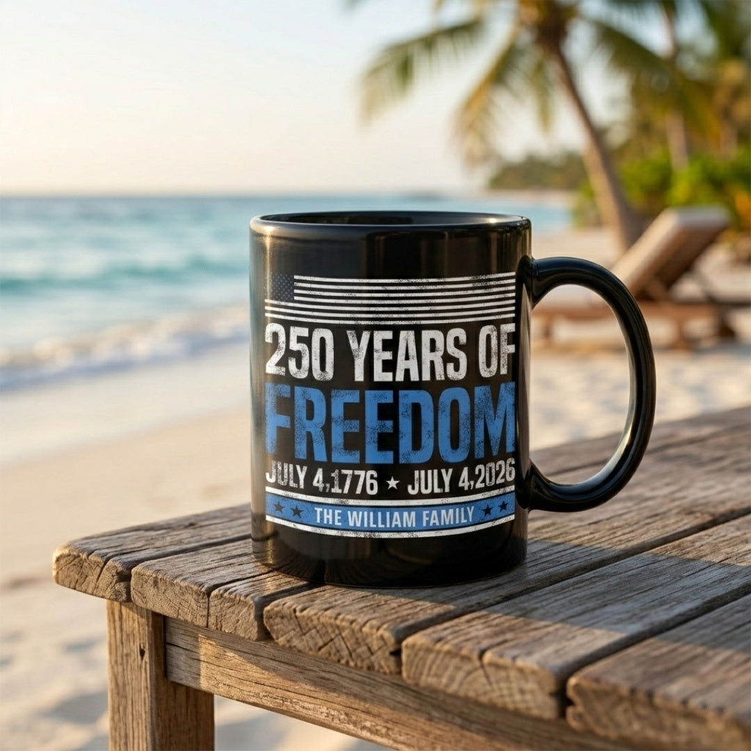 Personalized Mug - 250 Years Of Freedom 1776-2026