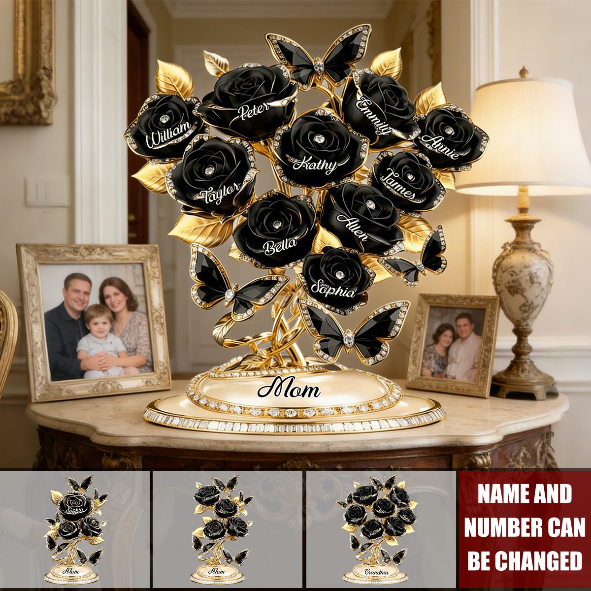 Custom Gift For Mom, Grandma - Personalized Shaped Acrylic Plaque