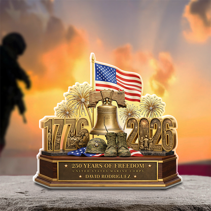 Personalized Plaque - 250 Years Of Freedom 1776–2026