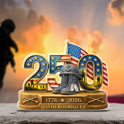 Personalized Plaque - 250 Years Of Freedom 1776–2026