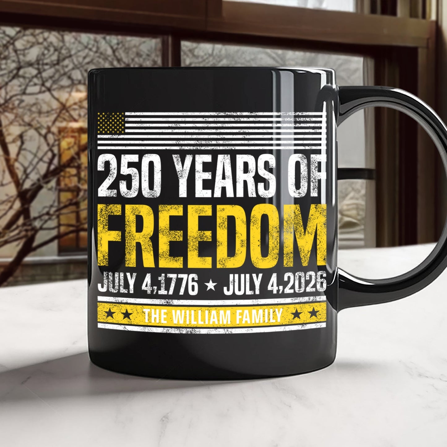 Personalized Mug - 250 Years Of Freedom 1776-2026