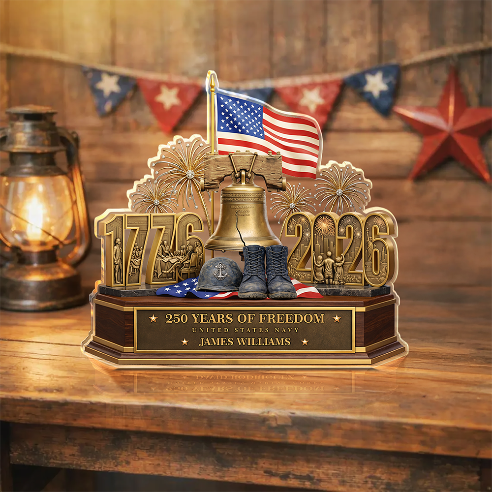 Personalized Plaque - 250 Years Of Freedom 1776–2026