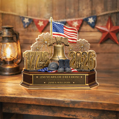 Personalized Plaque - 250 Years Of Freedom 1776–2026