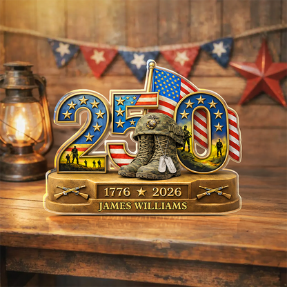 Personalized Plaque - 250 Years Of Freedom 1776–2026