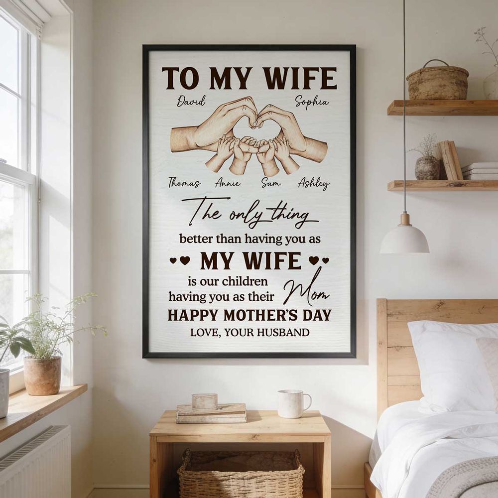 The Only Thing Better Than Having You As My Wife - Personalized Canvas / Poster