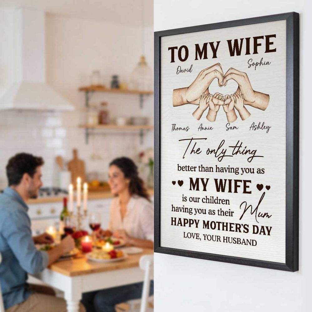 The Only Thing Better Than Having You As My Wife - Personalized Canvas / Poster