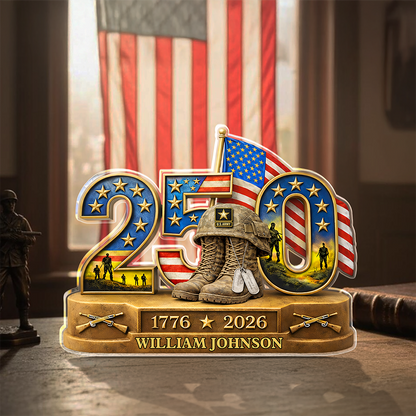 Personalized Plaque - 250 Years Of Freedom 1776–2026