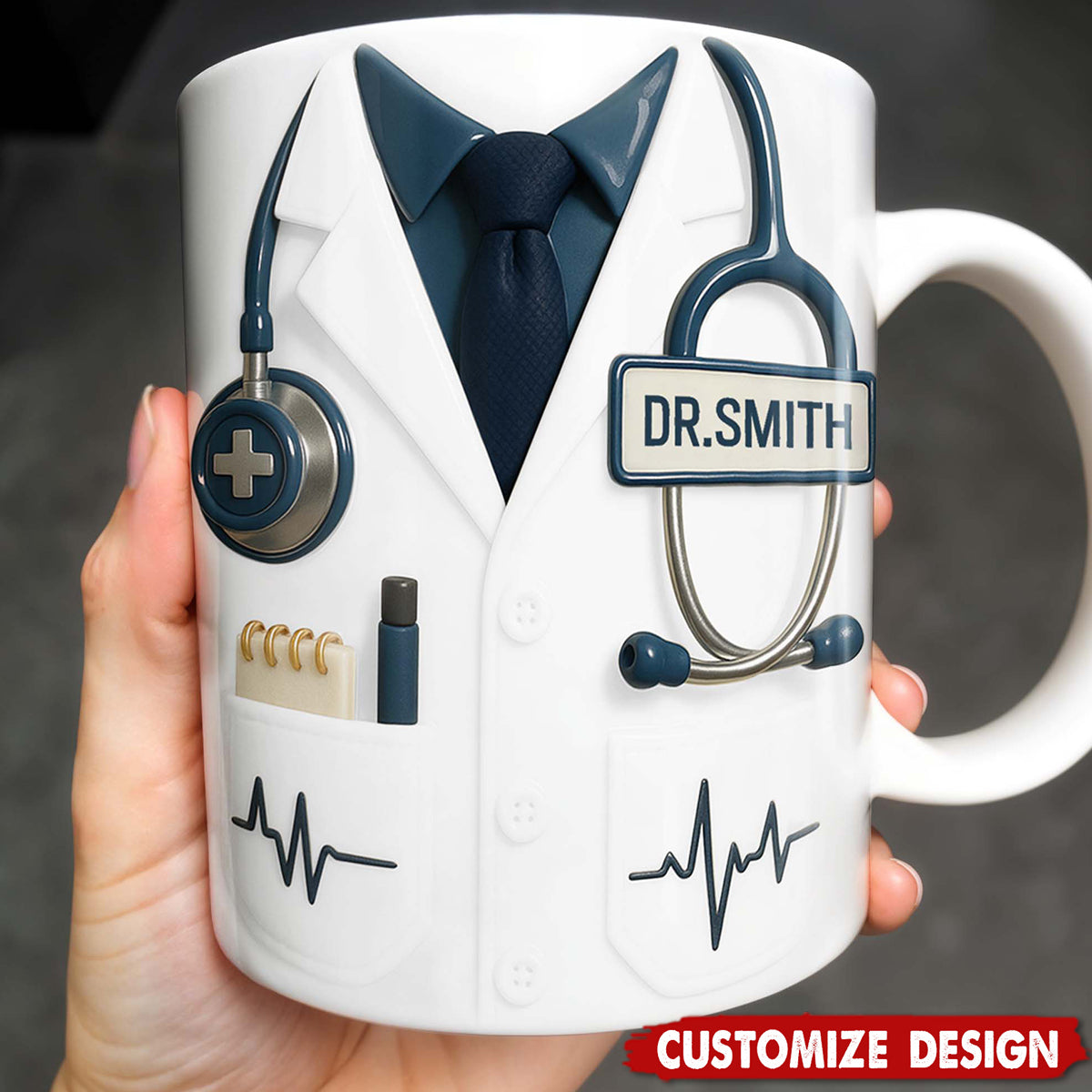 Personalized Doctor’s Coat Mug - The Perfect Medical Gift