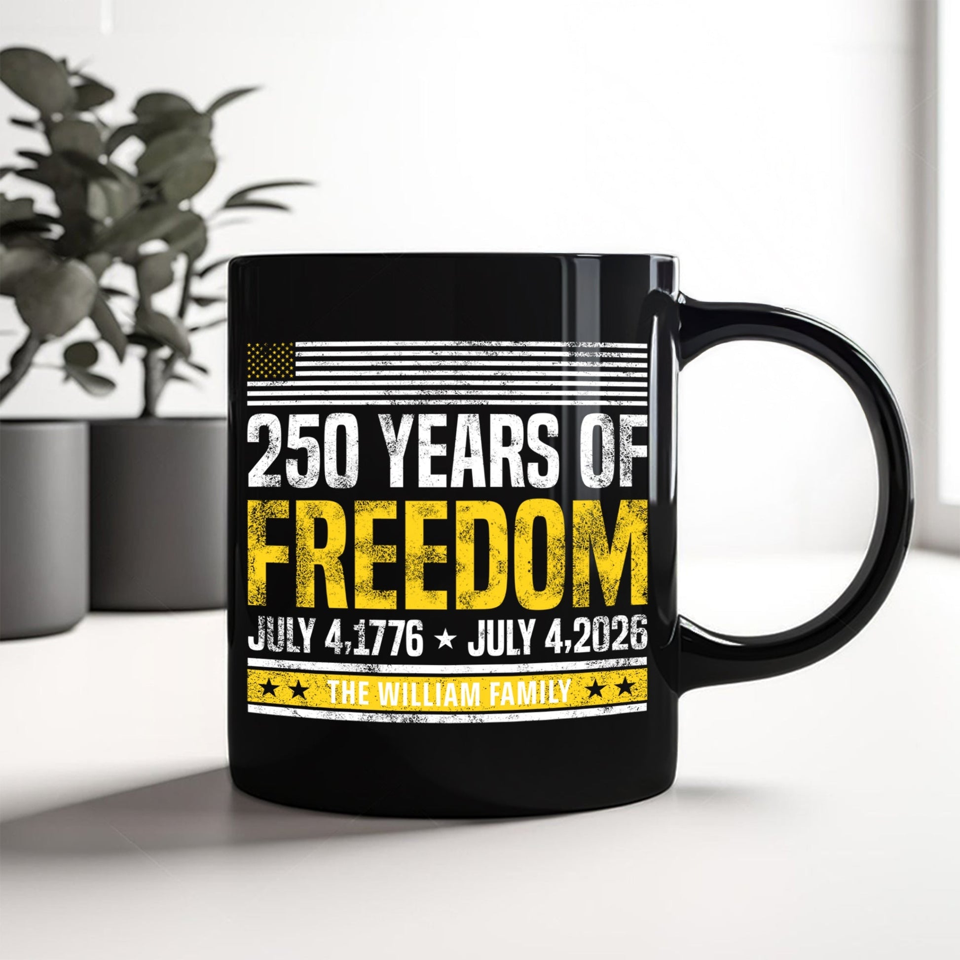 Personalized Mug - 250 Years Of Freedom 1776-2026