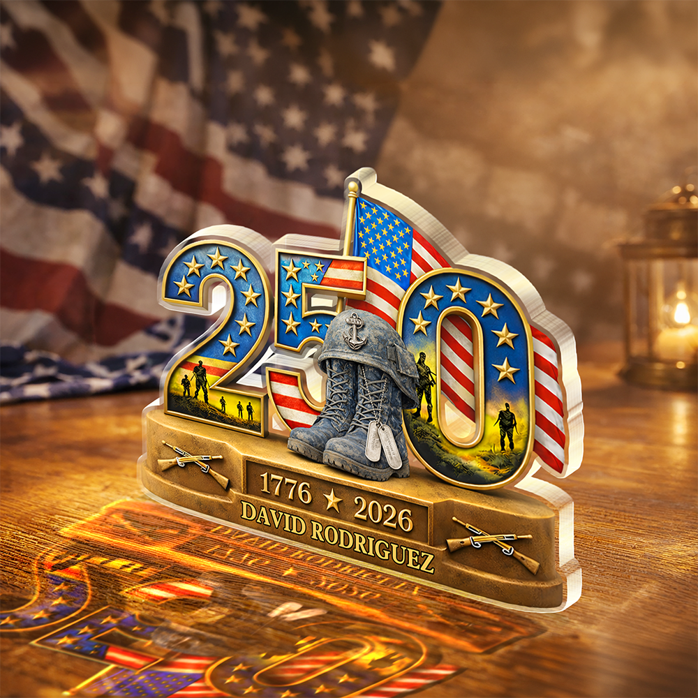 Personalized Plaque - 250 Years Of Freedom 1776–2026