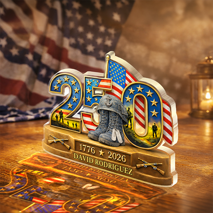Personalized Plaque - 250 Years Of Freedom 1776–2026