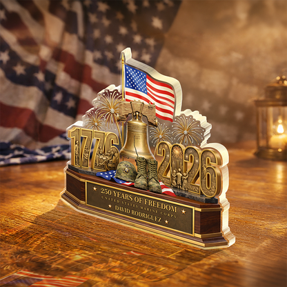 Personalized Plaque - 250 Years Of Freedom 1776–2026