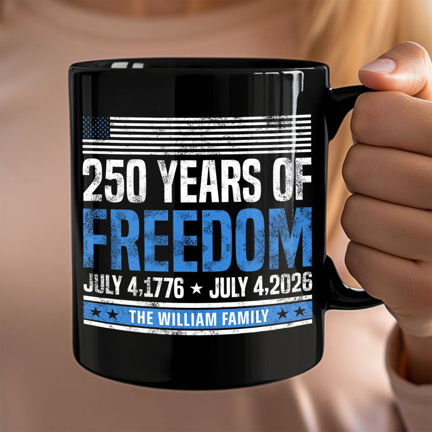 Personalized Mug - 250 Years Of Freedom 1776-2026