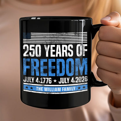 Personalized Mug - 250 Years Of Freedom 1776-2026