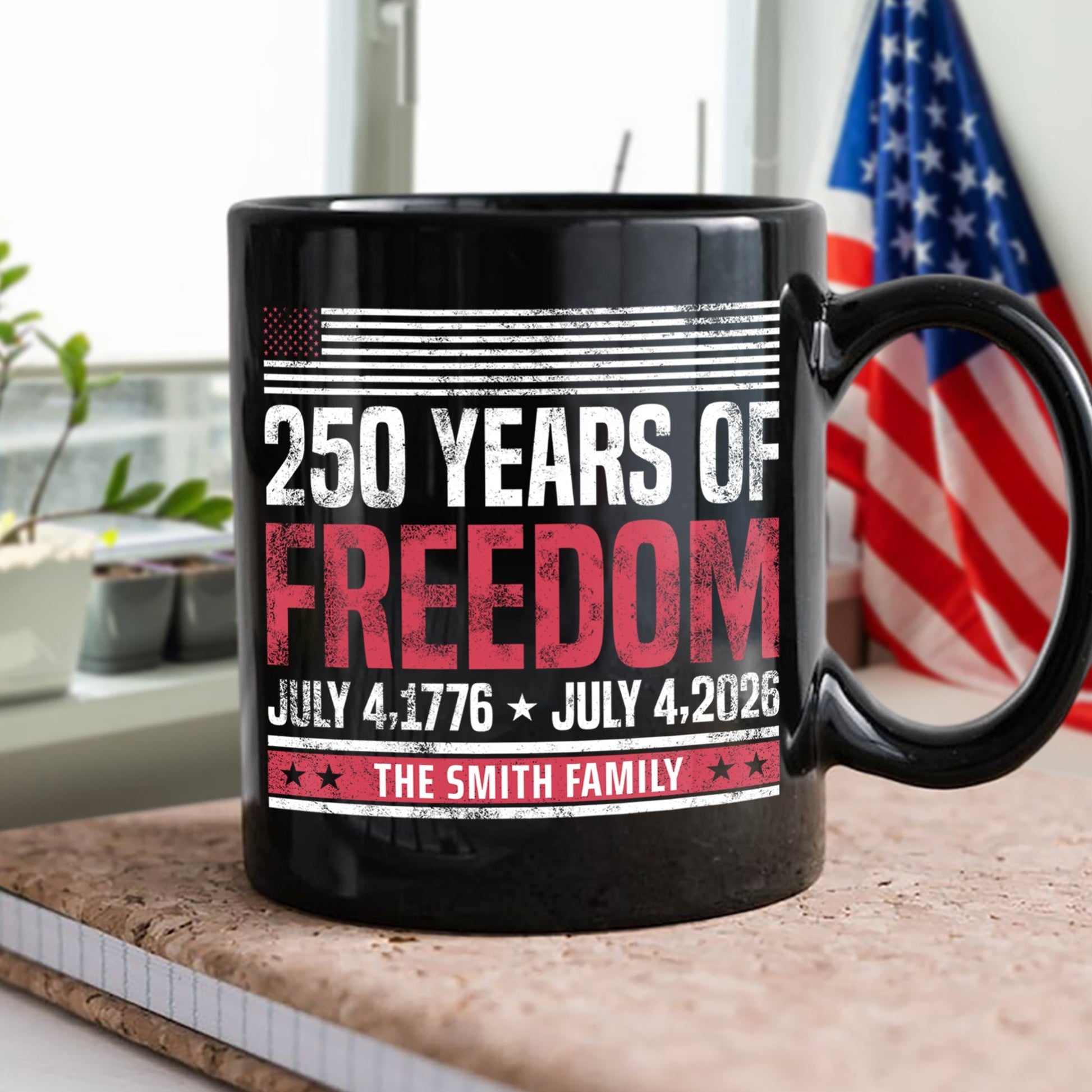 Personalized Mug - 250 Years Of Freedom 1776-2026