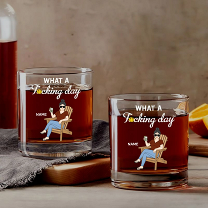 Funny Retirement - Personalised Whiskey Glass