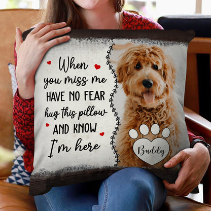 The “Forever Hug” - Personalized Memorial Photo Pillow