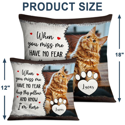 The “Forever Hug” - Personalized Memorial Photo Pillow