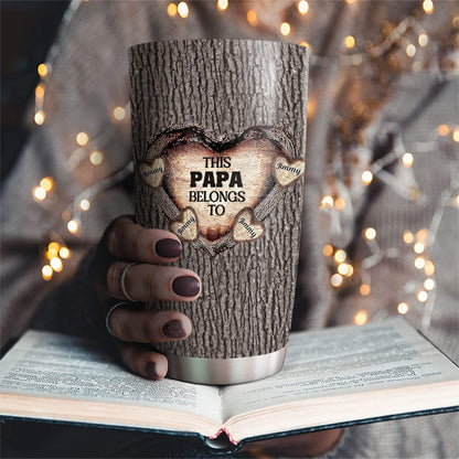 Heart of Dad Tumbler - The Perfect Personalized Gift