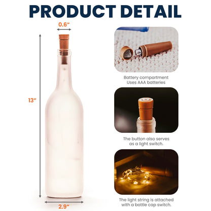 Custom Mother Daughter Bottle Light: 'Forever Linked Together' Keepsake