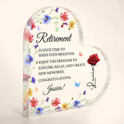 Retirement Is Your Time To Shine Brighter With Flowers And Butterflies