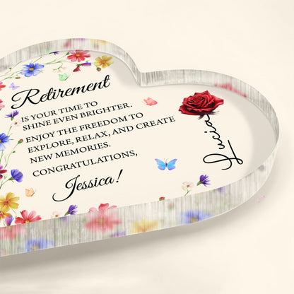 Retirement Is Your Time To Shine Brighter With Flowers And Butterflies